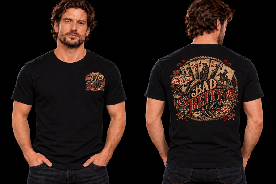 PRE-ORDER Vegas tee - Bad Betty Apparel