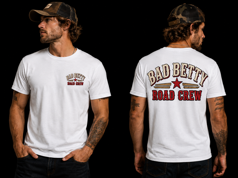 PRE-ORDER Road Crew Logo tee - Bad Betty Apparel