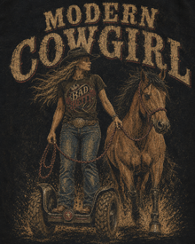Modern Cowgirl tee