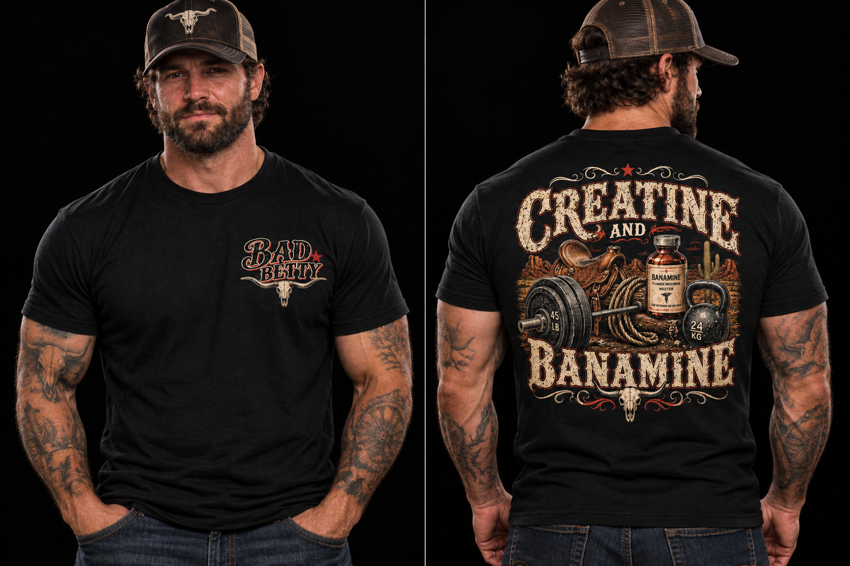PRE-ORDER Creatine and Banamine tee