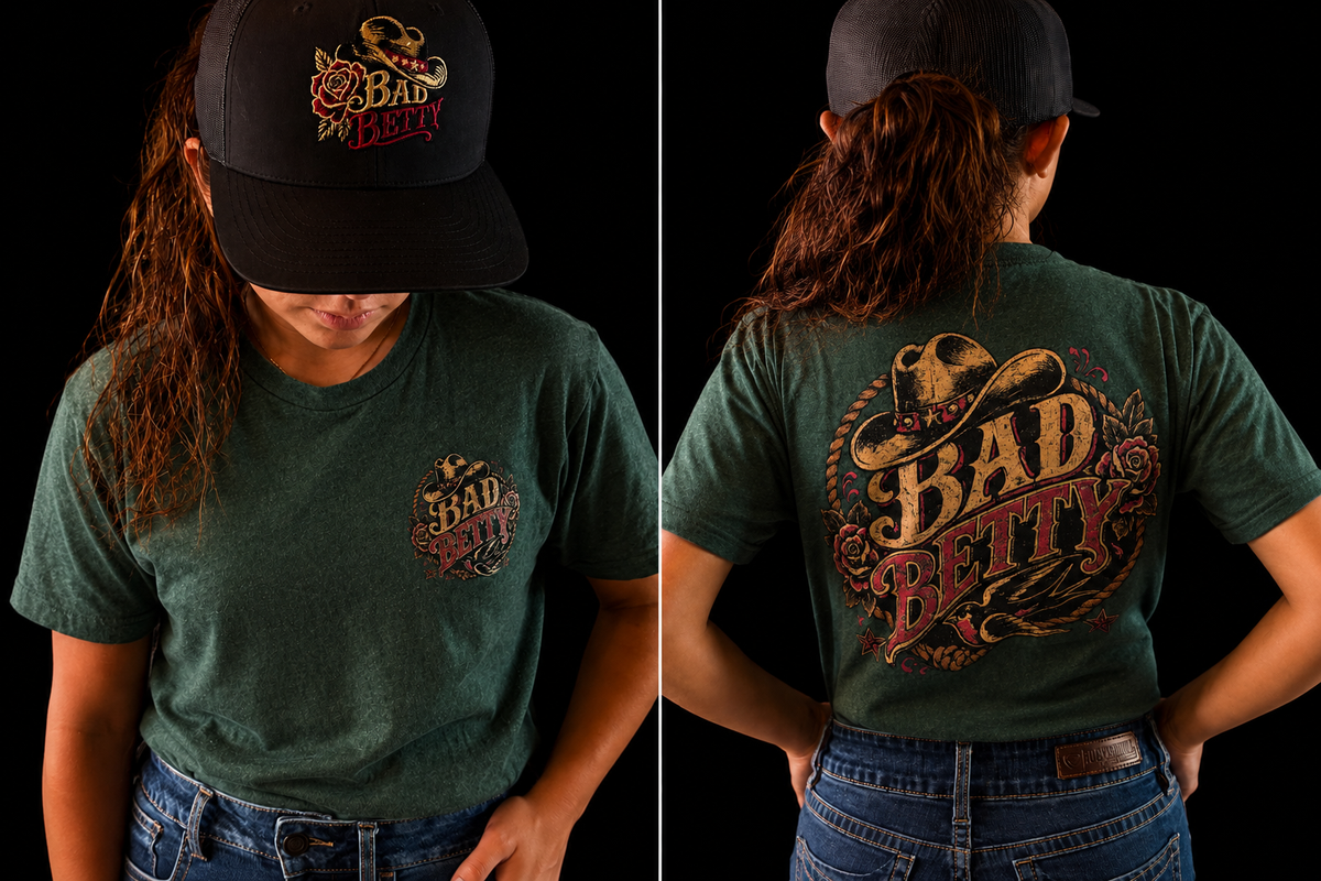Bad Betty logo tee